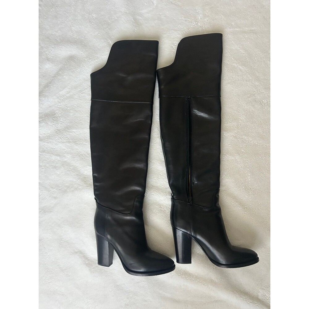 Ralph Lauren collection black label over the knee boots 8